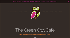 Desktop Screenshot of greenowlcafe.com